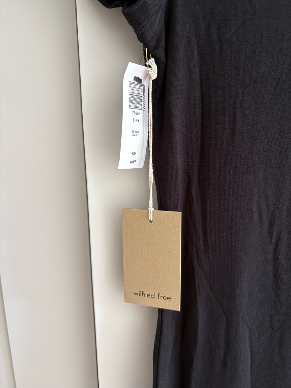 Aritzia Wilfred Black Short Sleeve Dress - Picture 2 of 3